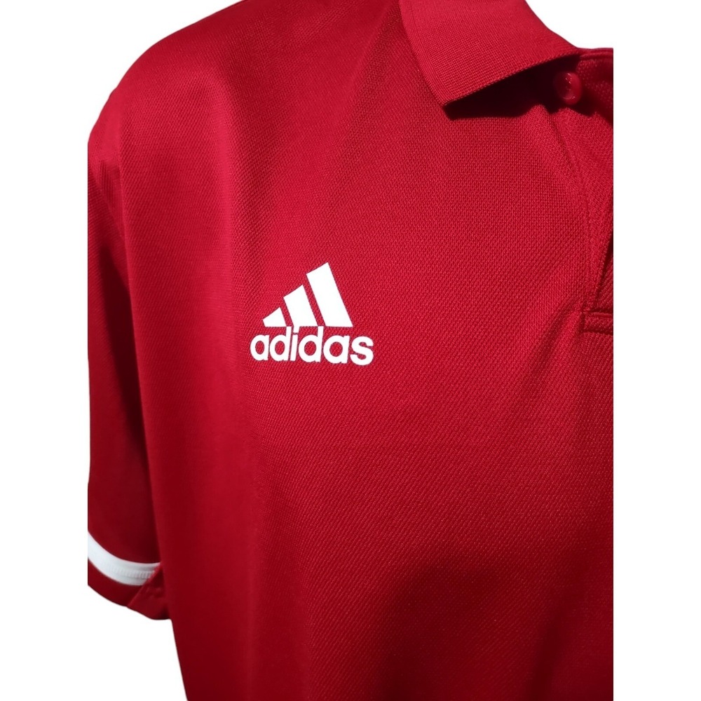 Adidas FAU Polo Mens Size 2XL Flint Area United Soccer Club Embroidered Logo Red - Picture 14 of 16